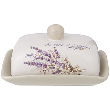 МАСЛЕНКА AGNESS "ДУША ПРОВАНСА" 17*12,5*9 СМ (КОР=32ШТ.)