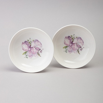 НАБОР РОЗЕТОК LEFARD "IRISES" 2 ШТ. 11*3,5 СМ 170 МЛ (КОР=36НАБ.)