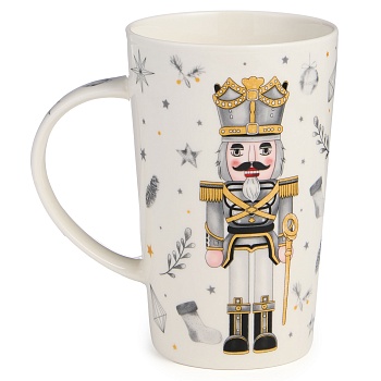 НАБОР ПОДАРОЧНЫЙ LEFARD "ЩЕЛКУНЧИК" (КРУЖКА 385 МЛ В КОМПЛЕКТЕ С ЁЛОЧНОЙ ИГРУШКОЙ)