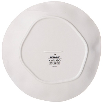 ТАРЕЛКА ОБЕДЕННАЯ BRONCO "AVOCADO" 26 СМ (МАЛ.УП.=2ШТ./КОР=20ШТ.)