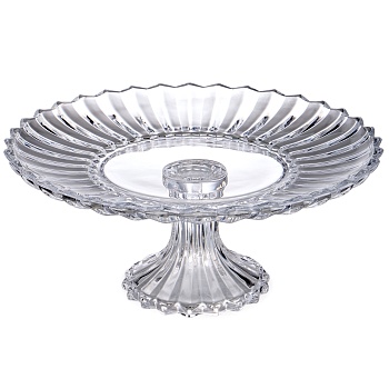 БЛЮДО СЕРВИРОВОЧНОЕ НА НОЖКЕ "BRILLIANCE" КРУГЛОЕ, 29,5*13,5 СМ