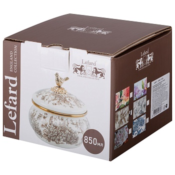 САХАРНИЦА LEFARD ЭМАЛИРОВАННАЯ, СЕРИЯ ROYAL GARDEN 850MЛ