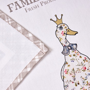 НАБОР САЛФЕТОК ИЗ 2-Х ШТ "FAMILY FARM" 40Х40СМ, ТВИЛ, КЛЕТКА