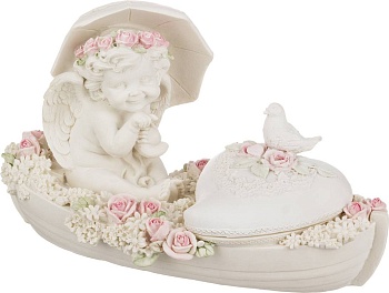 ШКАТУЛКА КОЛЛЕКЦИЯ "AMORE" 17*8 СМ. ВЫСОТА=11 СМ. (КОР=18ШТ.)