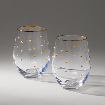 НАБОР СТАКАНОВ "GOLDY" ИЗ 2 ШТ. 520 МЛ