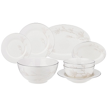 СТОЛОВЫЙ СЕРВИЗ LEFARD "МЕДИССОН" НА 6 ПЕР. 23 ПР. (КОР=1НАБ.)