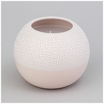 СВЕЧА ИНТЕРЬЕРНАЯ КОЛЛЕКЦИЯ "ЖЕМЧУЖИНА" 500МЛ 11*11*8.8СМ