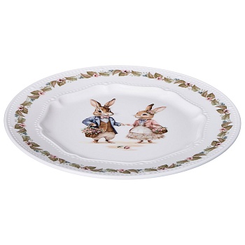 ТАРЕЛКА ЗАКУСОЧНАЯ LEFARD "RABBITS FAMILY" 20,5 СМ
