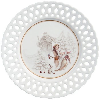 НАБОР ТАРЕЛОК ЗАКУСОЧНЫХ LEFARD "МОРОЗКО" 20,5 СМ (КОР=18НАБ.)