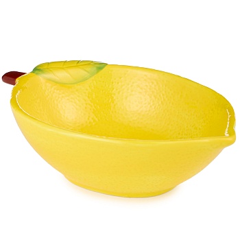 БЛЮДО ДЛЯ ЗАПЕКАНИЯ "ЛИМОН", 550 МЛ, 22*15 СМ. ВЫСОТА=6 СМ