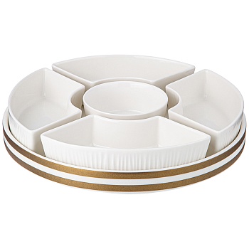 МЕНАЖНИЦА LEFARD "HERBAL" 5 СЕКЦИИ НА ПОДСТАВКЕ (КОР=10ШТ.)