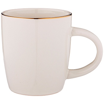 КРУЖКА BRONCO "SOLO" 350 МЛ БЕЖЕВАЯ (МАЛ.УП.=4ШТ./КОР=48ШТ.)