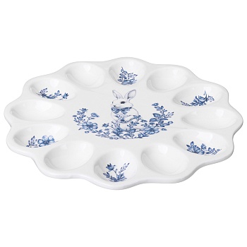 БЛЮДО ДЛЯ 12 ЯИЦ LEFARD "SUNDAY" 27,5*2 СМ