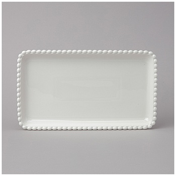 БЛЮДО LEFARD "PEARL" ПРЯМОУГ. 30*17,5*2,5 СМ (КОР=24ШТ.)