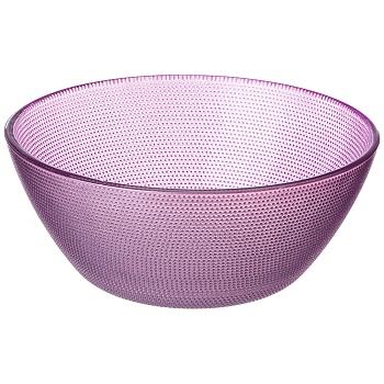 САЛАТНИК 650 МЛ 15*15*6,4 СМ ЦВЕТ ФИОЛЕТОВЫЙ МАЛ. УП. = 6 ШТ. (МИН.ПАРТИЯ)