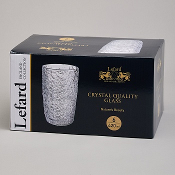 НАБОР СТАКАНОВ "N'ICE" 6 ШТ. 420 МЛ / В=12,5 СМ