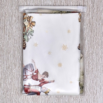 ДОРОЖКА НА СТОЛ "ЩЕЛКУНЧИК", 45Х300СМ, БЕЖЕВЫЙ, 100% ХЛОПОК,ТВИЛ