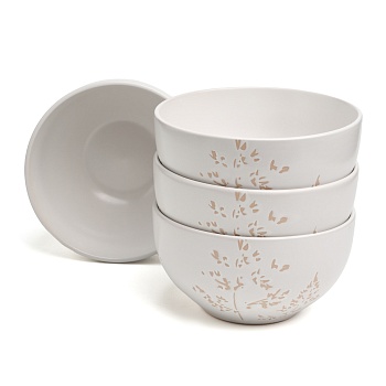 НАБОР САЛАТНИКОВ BRONCO "GRASSES" 4 ШТ. ДИАМЕТР=14 СМ