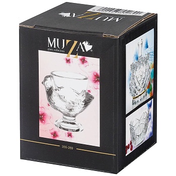 ПОДСТАВКА ПОД ЯЙЦО 7*5*7 СМ "MUZA" (КОР=96ШТ.)