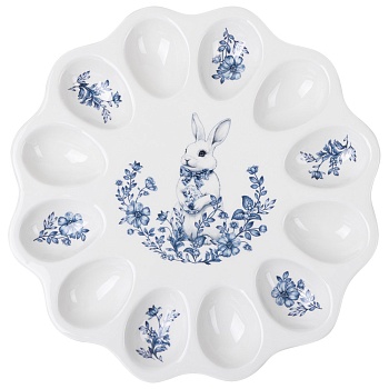 БЛЮДО ДЛЯ 12 ЯИЦ LEFARD "SUNDAY" 27,5*2 СМ