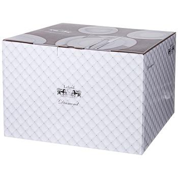 СЕРВИЗ СТОЛОВЫЙ LEFARD  "ДИАМАНД ГОЛД" НА 6 ПЕР. 23 ПР. (КОР=2НАБ.)