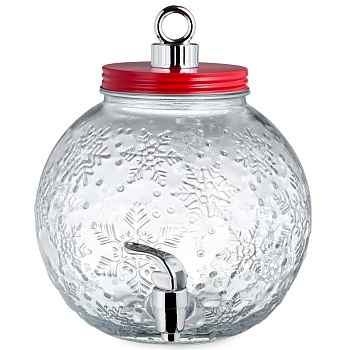 ДИСПЕНСЕР ДЛЯ НАПИТКОВ "CHRISTMAS BALL", 22,5*20,5 СМ, 3,5 Л