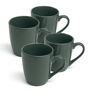 НАБОР КРУЖЕК BRONCO "GRASSES" 4 ШТ. 320 МЛ