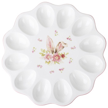 БЛЮДО ДЛЯ 12 ЯИЦ LEFARD "SUNDAY" 27,5*27,5*2 СМ