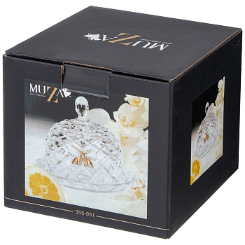 ЛИМОННИЦА "VENEZIA" 13,5*13,5 СМ, ВЫСОТА=10 СМ. КОЛЛЕКЦИЯ "MUZA" (КОР=12ШТ.)