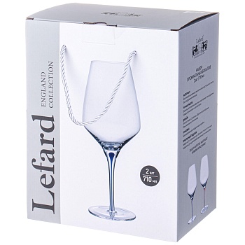 НАБОР БОКАЛОВ ДЛЯ ВИНА ИЗ 2 ШТ "ACCENT" RED 710 МЛ