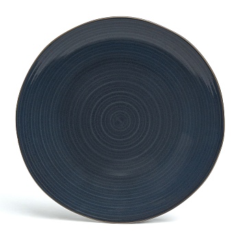 НАБОР ТАРЕЛОК ОБЕДЕННЫХ BRONCO "CONCEPT" 4 ШТ. 27,5 СМ СИНИЙ