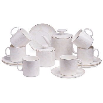 ЧАЙНЫЙ СЕРВИЗ LEFARD "СНЕЖНАЯ КОРОЛЕВА" НА 6 ПЕР. 14 ПР