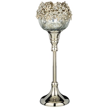 ПОДСВЕЧНИК "БОХО" ДИАМЕТР=6 СМ. ВЫСОТА=26 СМ (КОР=12ШТ.)