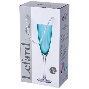 НАБОР БОКАЛОВ ДЛЯ ШАМПАНСКОГО ИЗ 2 ШТ "MIRAGE" EMERALD 290 МЛ