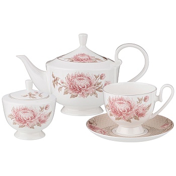 ЧАЙНЫЙ СЕРВИЗ LEFARD "АСТРА" НА 6 ПЕР. 14 ПР. 1200/320/250 МЛ (КОР=4НАБ.)