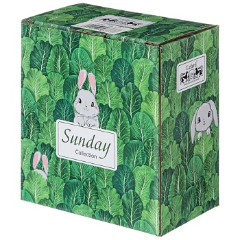 ИКОРНИЦА LEFARD "КРОЛИК" С КРЫШКОЙ И ЛОЖКОЙ  11*11 СМ 125 МЛ (КОР=36ШТ.)