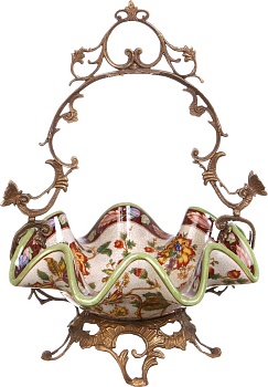 КОНФЕТНИЦА С РУЧКОЙ 24*23 СМ ВЫСОТА=34 СМ