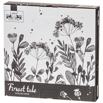 ТАРЕЛКА ЗАКУСОЧНАЯ LEFARD "FOREST TALE" GREY 20,5 СМ (КОР=24ШТ.)