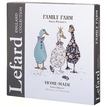 ТАРЕЛКА ЗАКУСОЧНАЯ LEFARD "FAMILY FARM" 20*2 СМ (КОР=36ШТ.)
