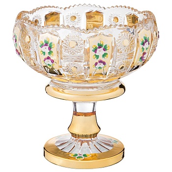 КОНФЕТНИЦА "ГОЛДЕН" ДИАМЕТР=18,5 СМ. ВЫСОТА=20 СМ. (КОР=6ШТ.)