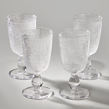 НАБОР БОКАЛОВ "TEMPO" 4 ШТ./280 МЛ