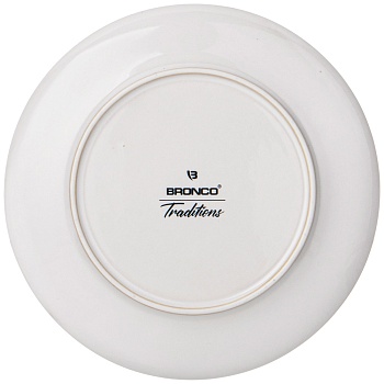 ТАРЕЛКА ОБЕДЕННАЯ BRONCO "TRADITIONS" 25,5 СМ (МАЛ.УП.=4ШТ./КОР=16ШТ.)