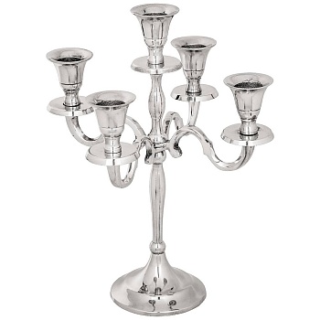 ПОДСВЕЧНИК НА 5 СВЕЧЕЙ. ВЫСОТА=28,5 СМ. (КОР=12ШТ.)