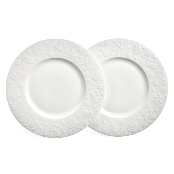 НАБОР ТАРЕЛОК ОБЕДЕННЫХ LEFARD "NUTCRACKER" 2 ШТ. 26 СМ (КОР=8НАБ.)