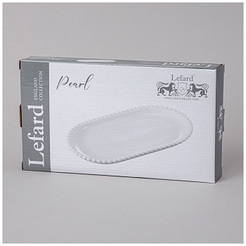 БЛЮДО ОВАЛЬНОЕ LEFARD "PEARL" 25*14,5*2,5 СМ (КОР=36ШТ.)