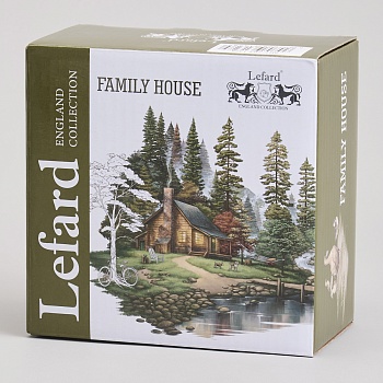 САЛАТНИК С РУЧКАМИ LEFARD "FAMILY HOUSE"  300 МЛ 14*12*6,5 СМ (КОР=32ШТ.)