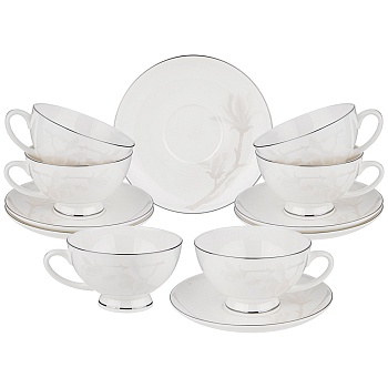 ЧАЙНЫЙ НАБОР LEFARD "МЕДИССОН" НА 6 ПЕР. 12 ПР. 250 МЛ (КОР=4НАБ.)