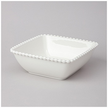 САЛАТНИК КВАДРАТНЫЙ LEFARD "PEARL" 20*7,5 СМ 1200 МЛ (КОР=12ШТ.)