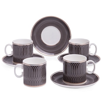 КОФЕЙНЫЙ НАБОР LEFARD  "INFINITY" НА 4 ПЕР. 8 ПР. 210 МЛ