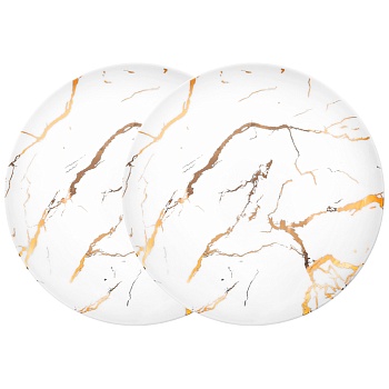 НАБОР ТАРЕЛОК ЗАКУСОЧНЫХ LEFARD "FANTASY" 2 ШТ. 18.5 СМ (КОР=24НАБ.)